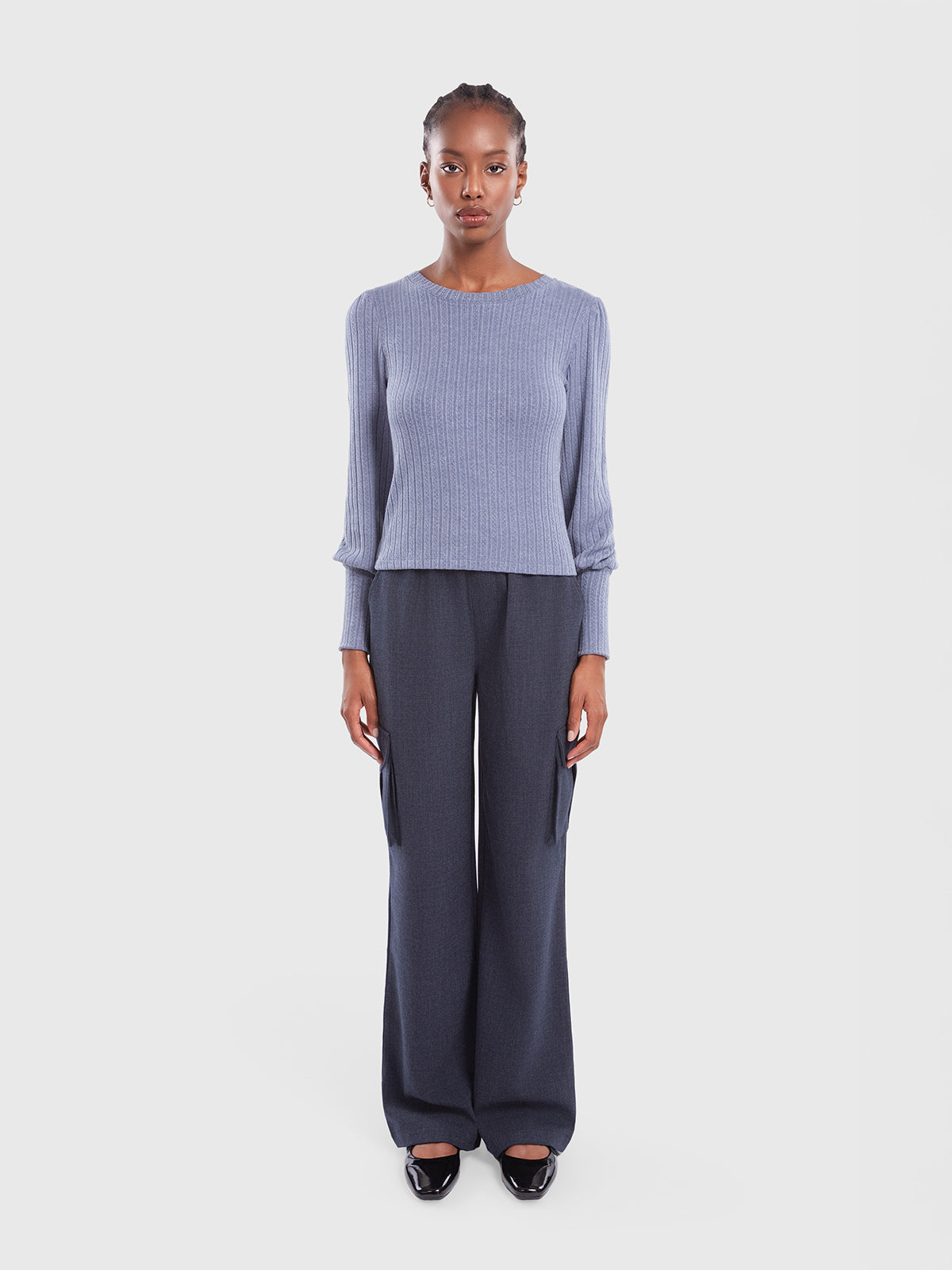 Pantalon cargo large