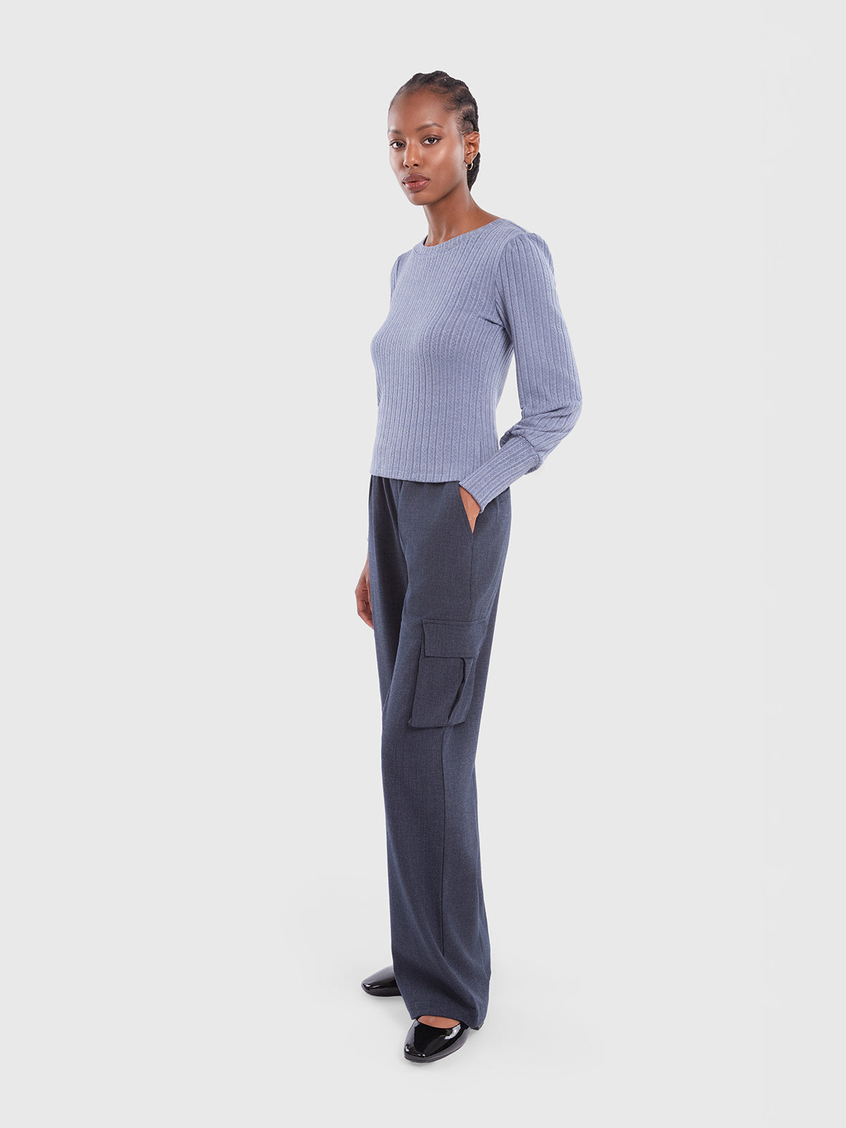 Pantalon cargo large