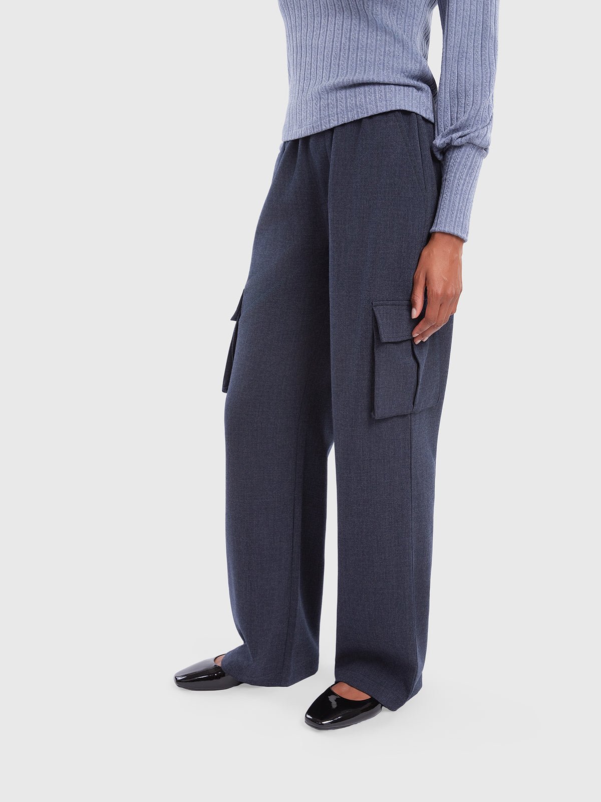 Pantalon cargo large