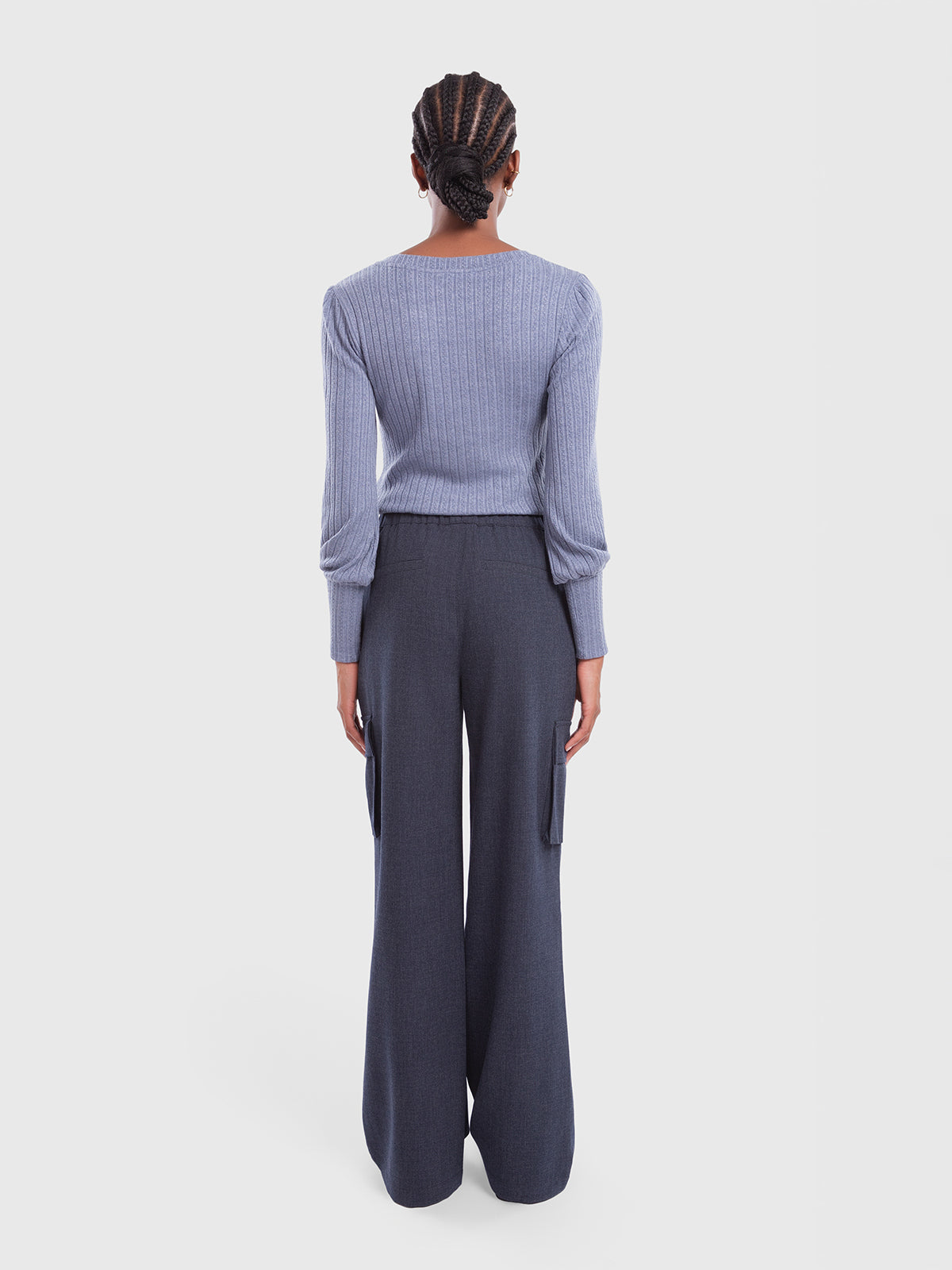 Pantalon cargo large