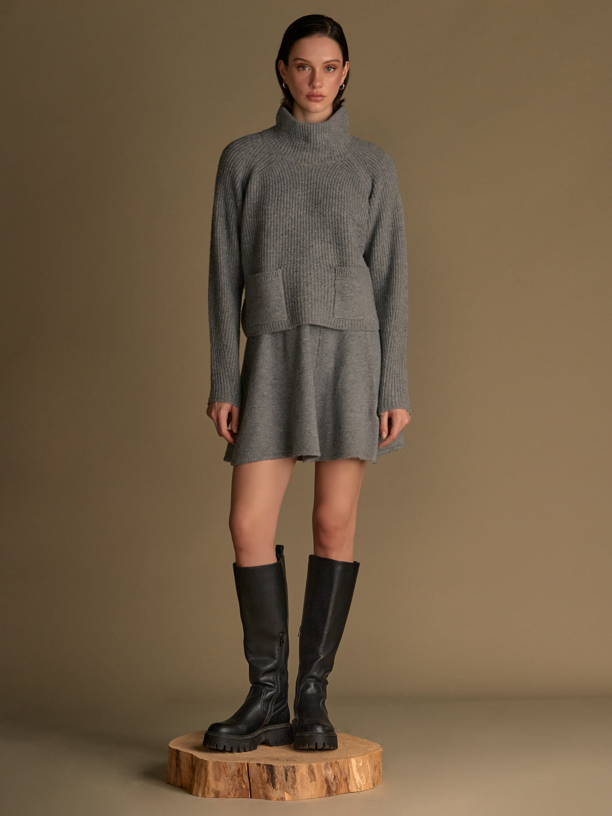 Jupe pull évasée