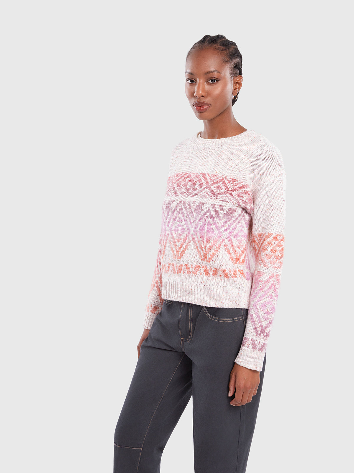 Pull à couleurs dégradées
