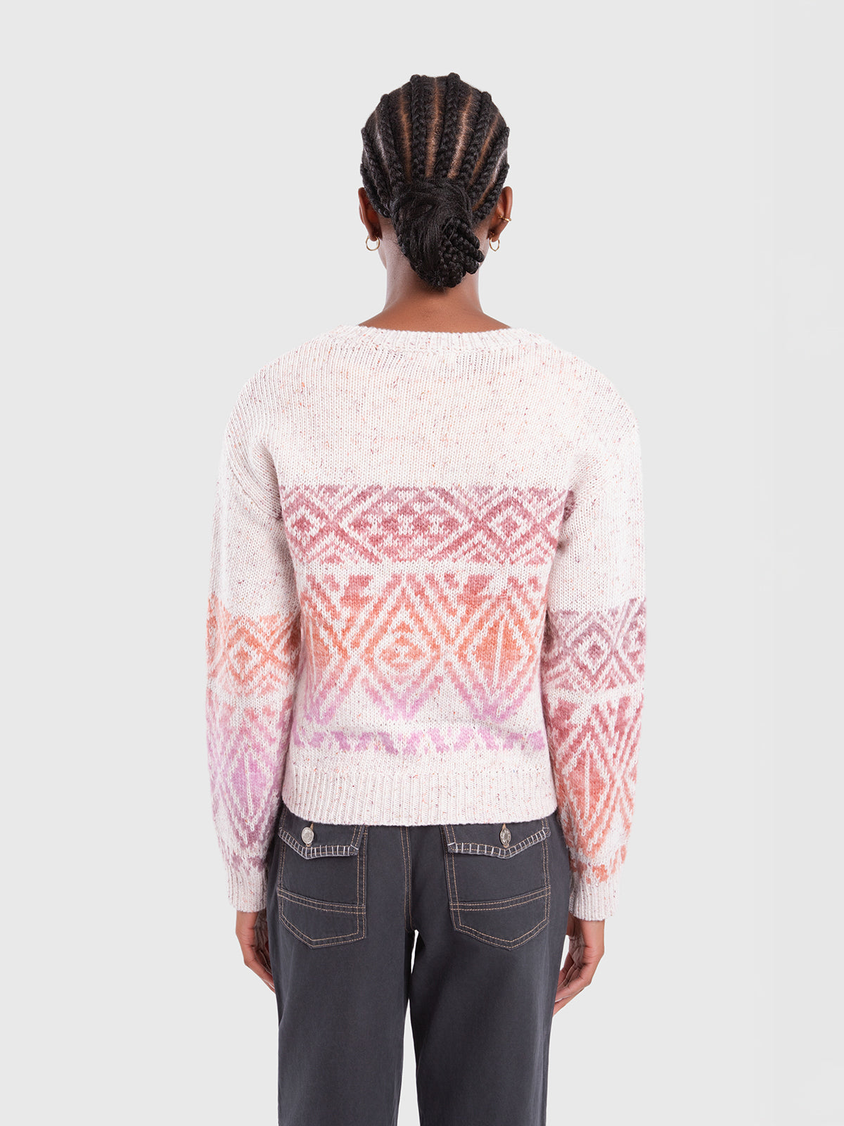 Pull à couleurs dégradées