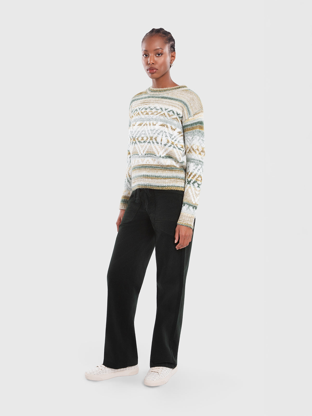 Pull vert dégradé