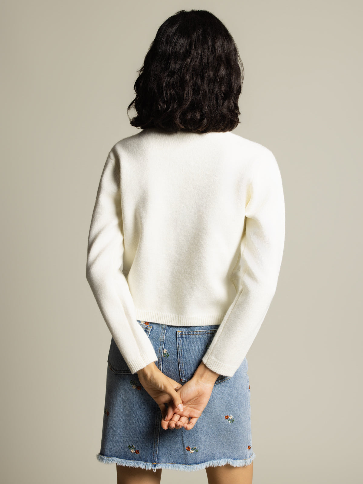 Cardigan détail jacquard