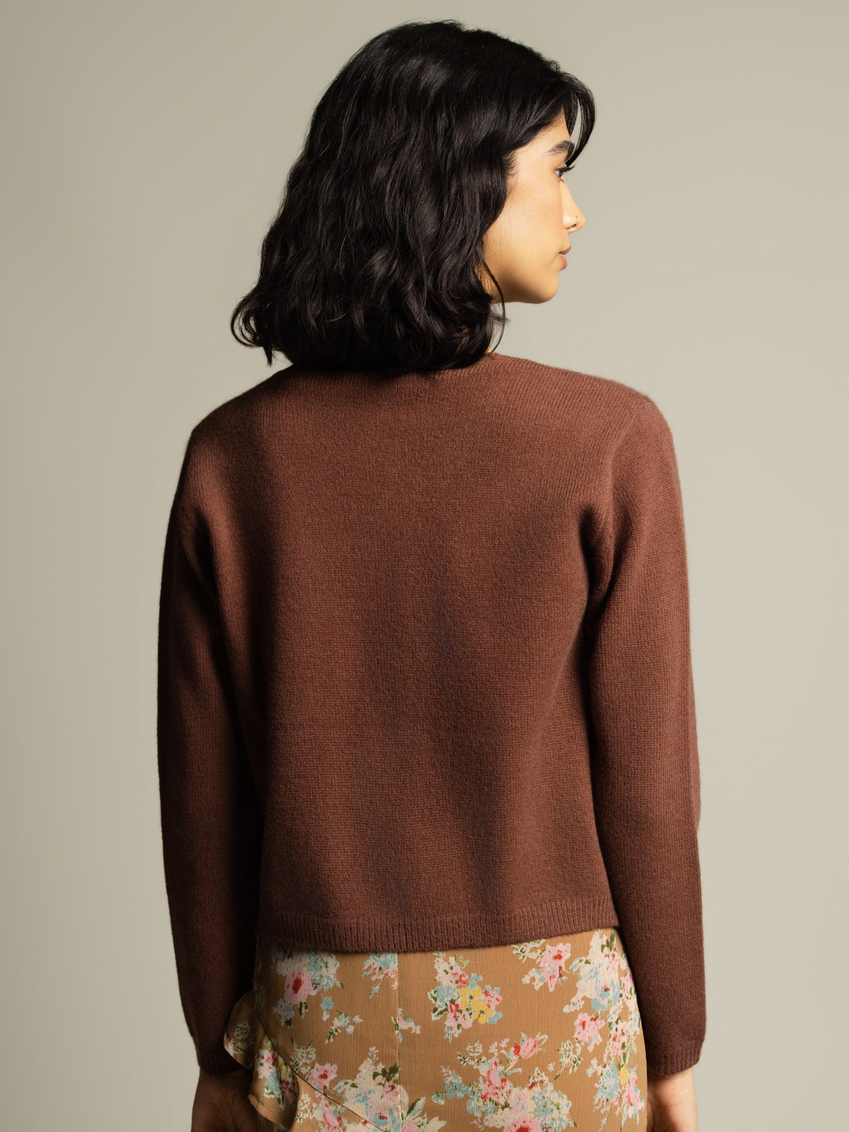 Cardigan détail jacquard