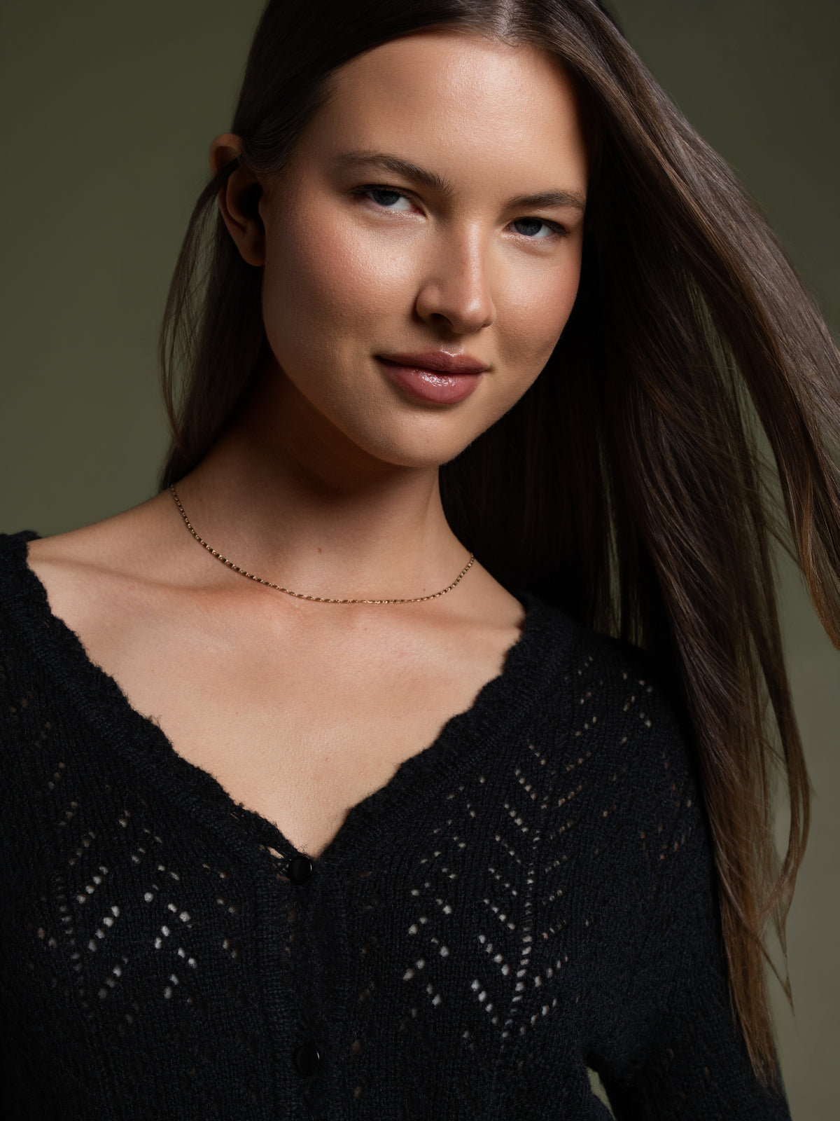 Cardigan ajouré romantique