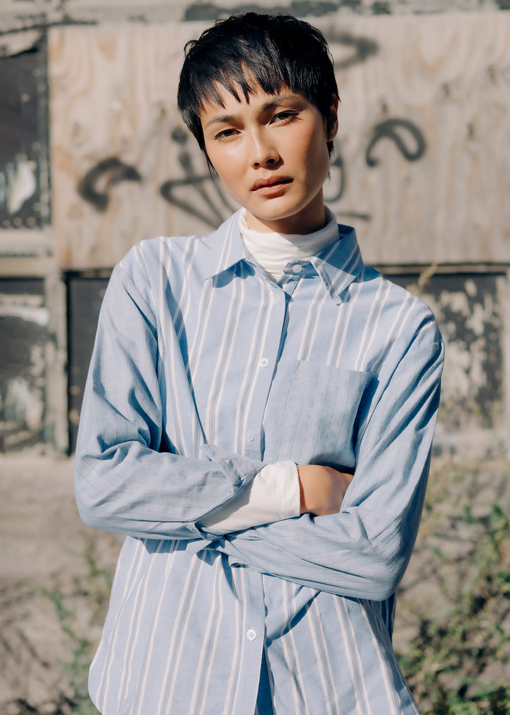 Striped Loose Shirt