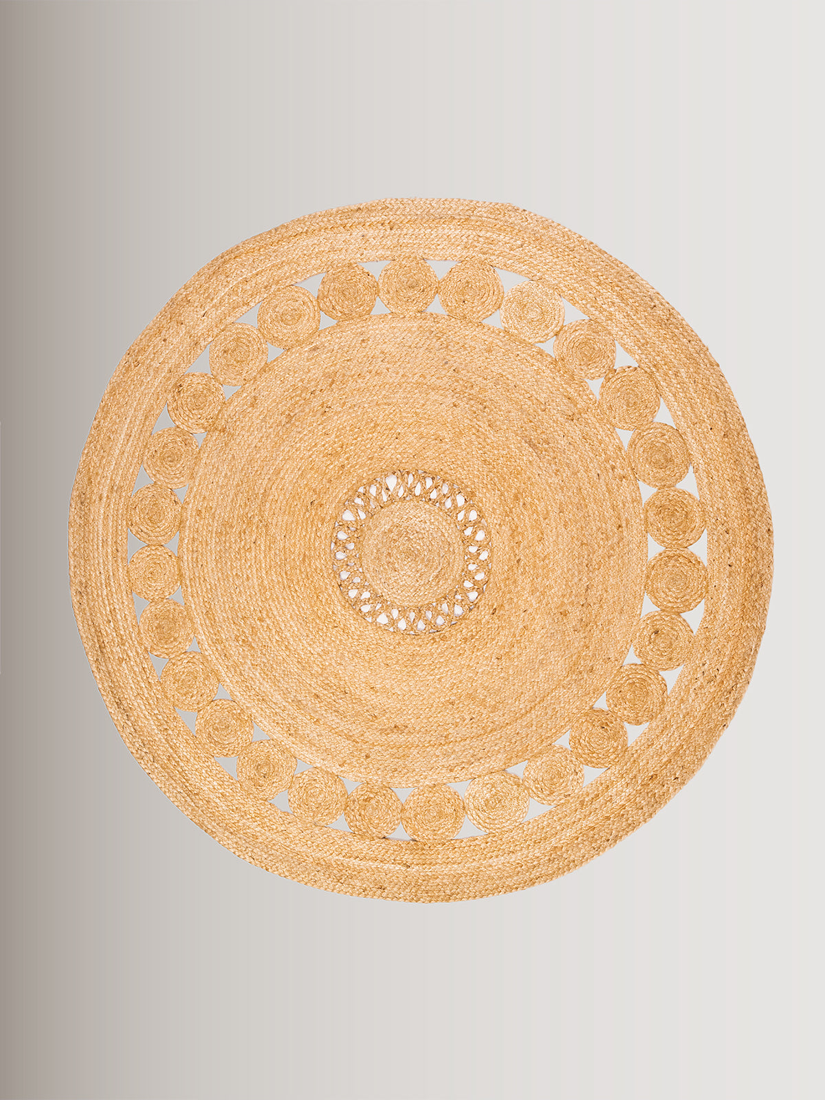 Rustic Round Jute Rug