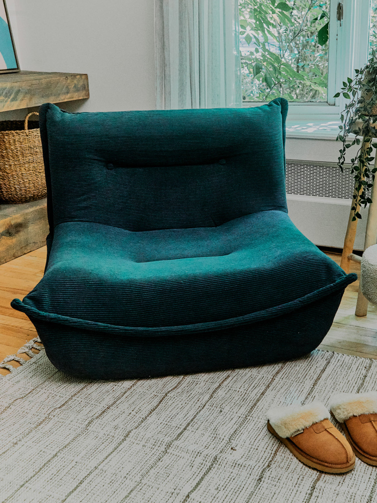 Fauteuil d'appoint coussiné