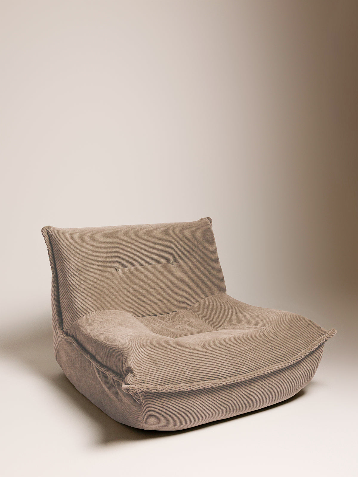 Cushioned accent chair