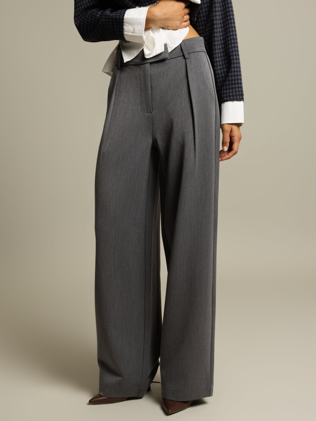 Pantalon habillé large