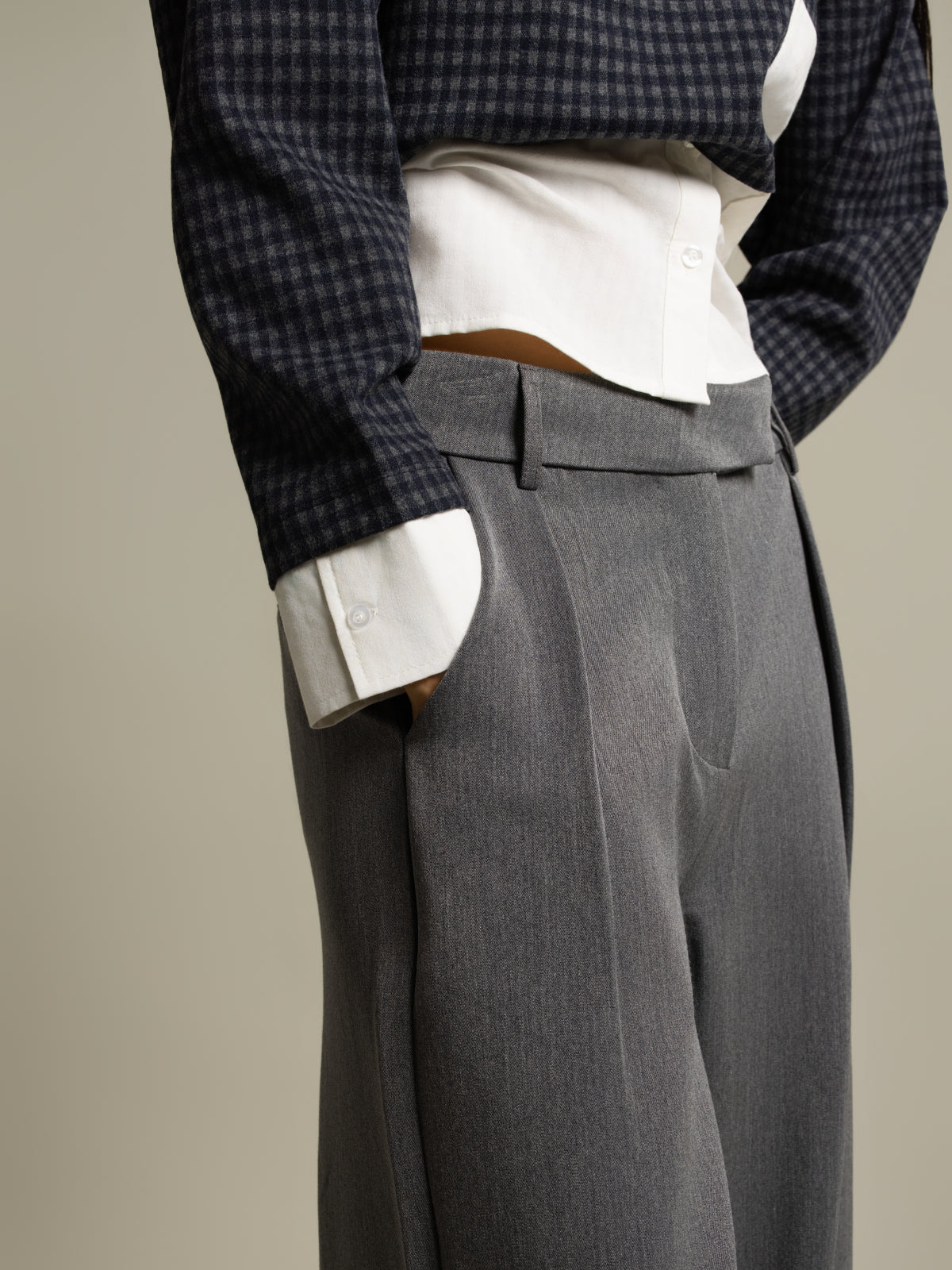 Pantalon habillé large