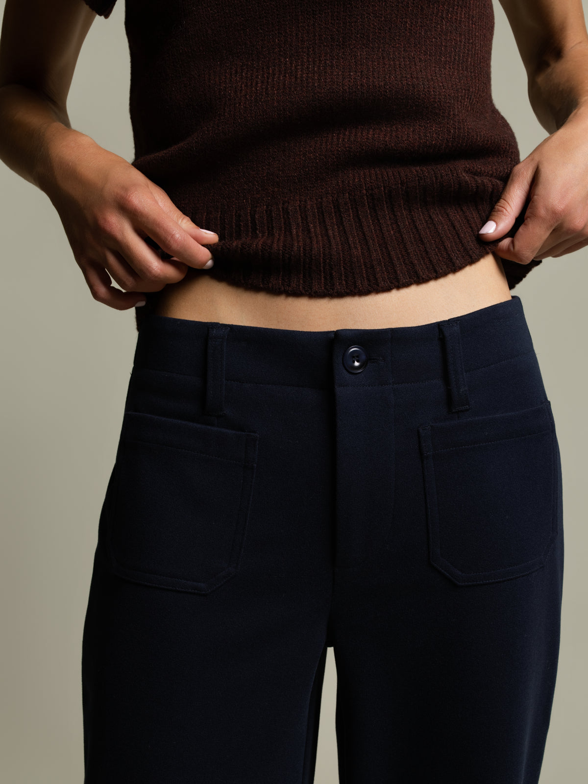 Semi-wide trouser