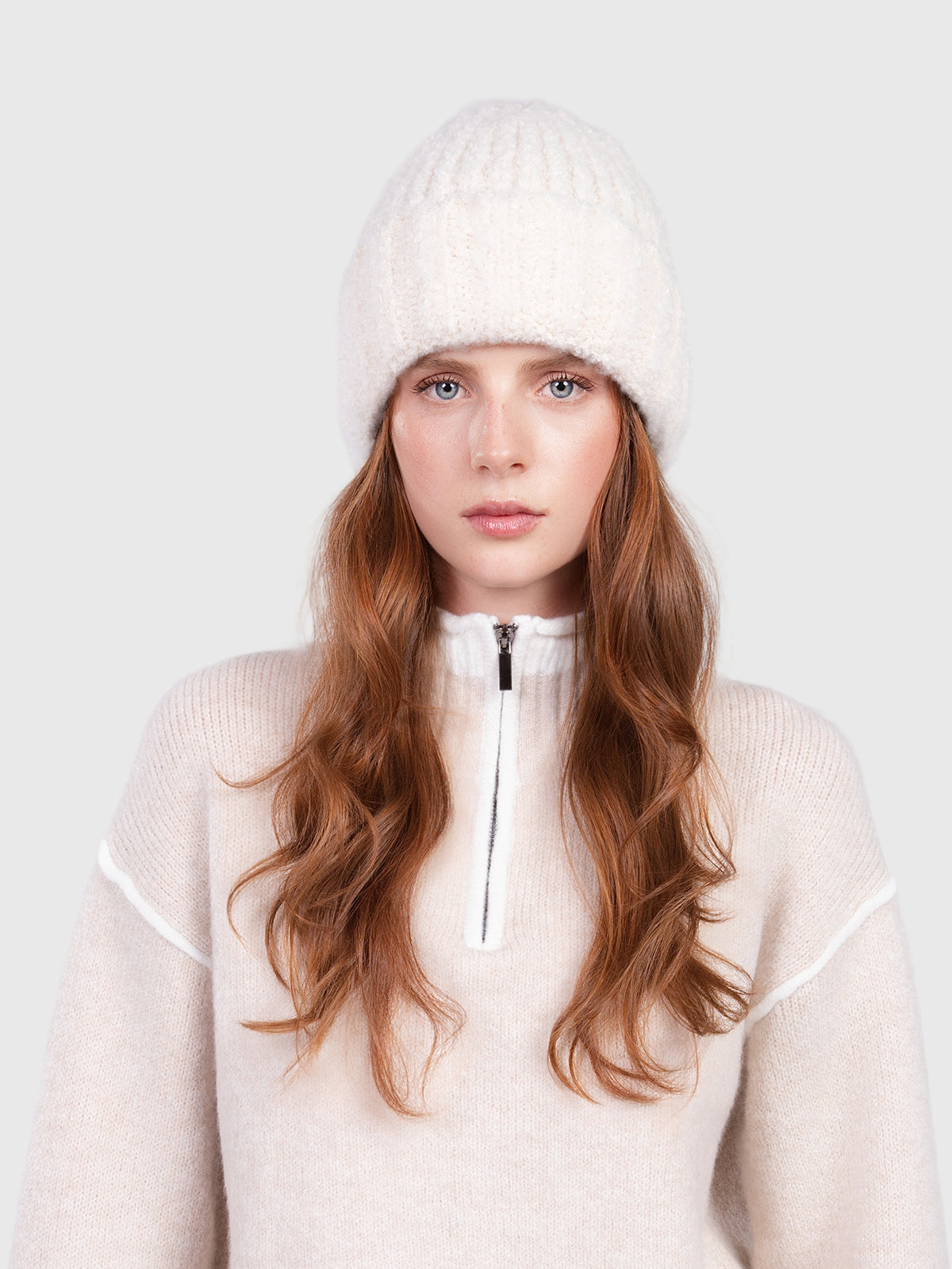 Bonnet bouclé ultra doux