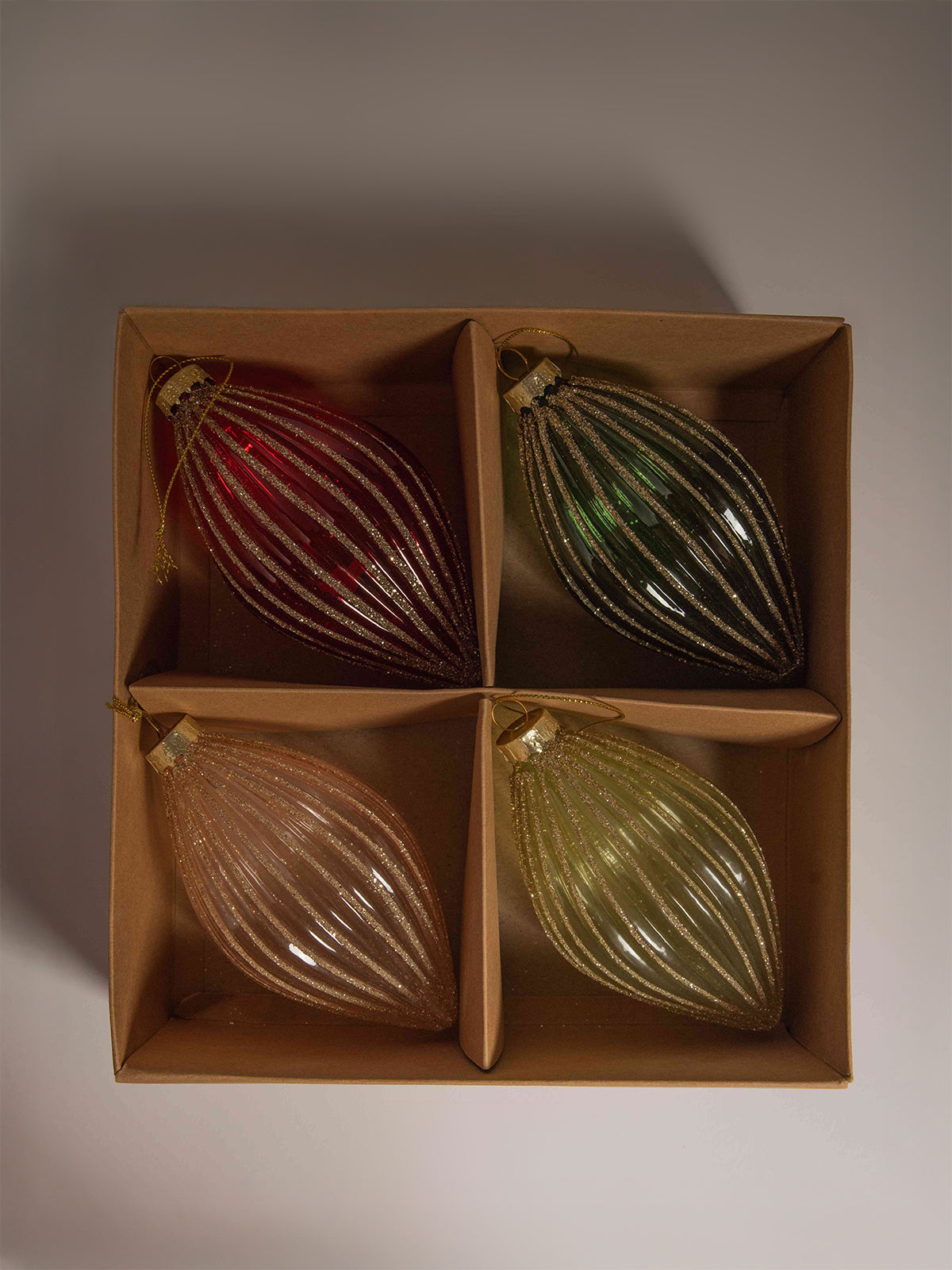 Ensemble de boules de Noël