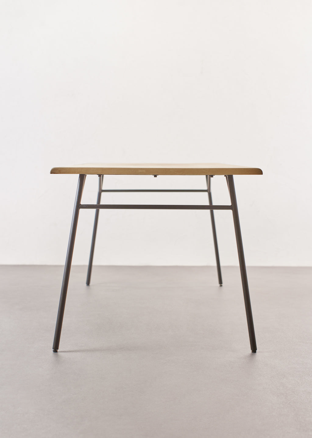 St-Laurent Wood and Metal Table