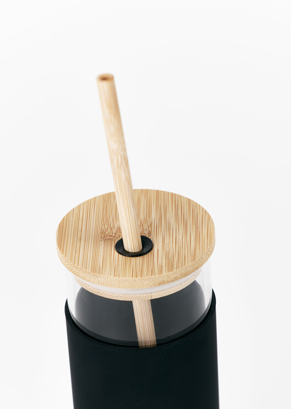Glass Tumbler with Straw