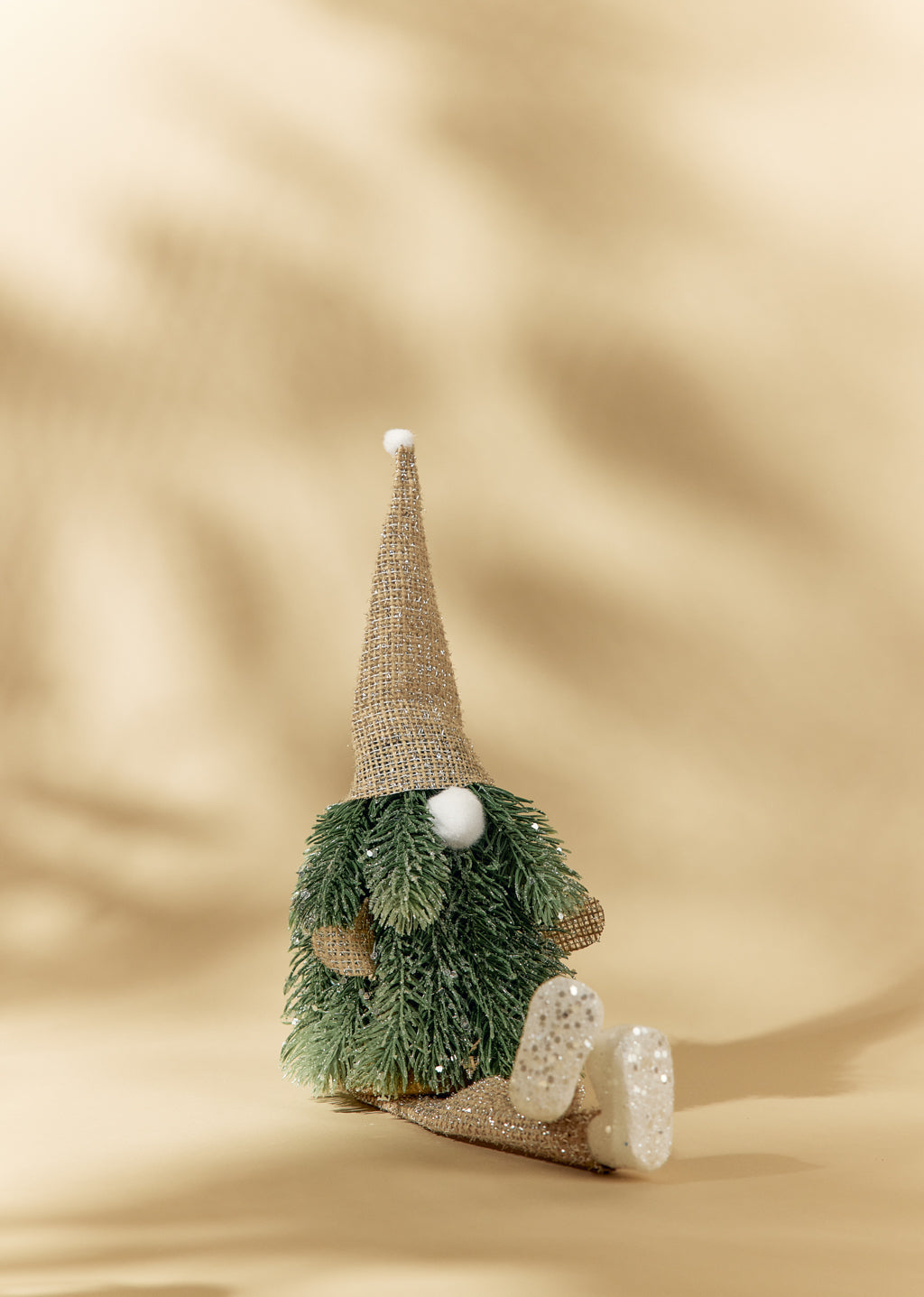 Sitting Jute Gnome Decoration