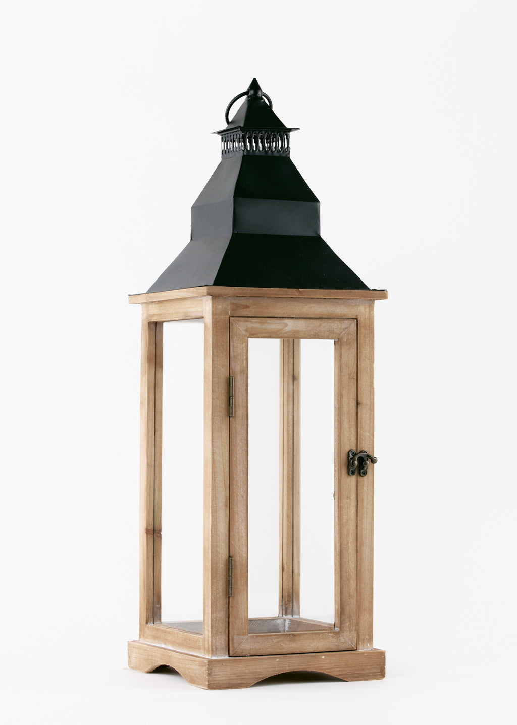 Wood Lantern - Tall