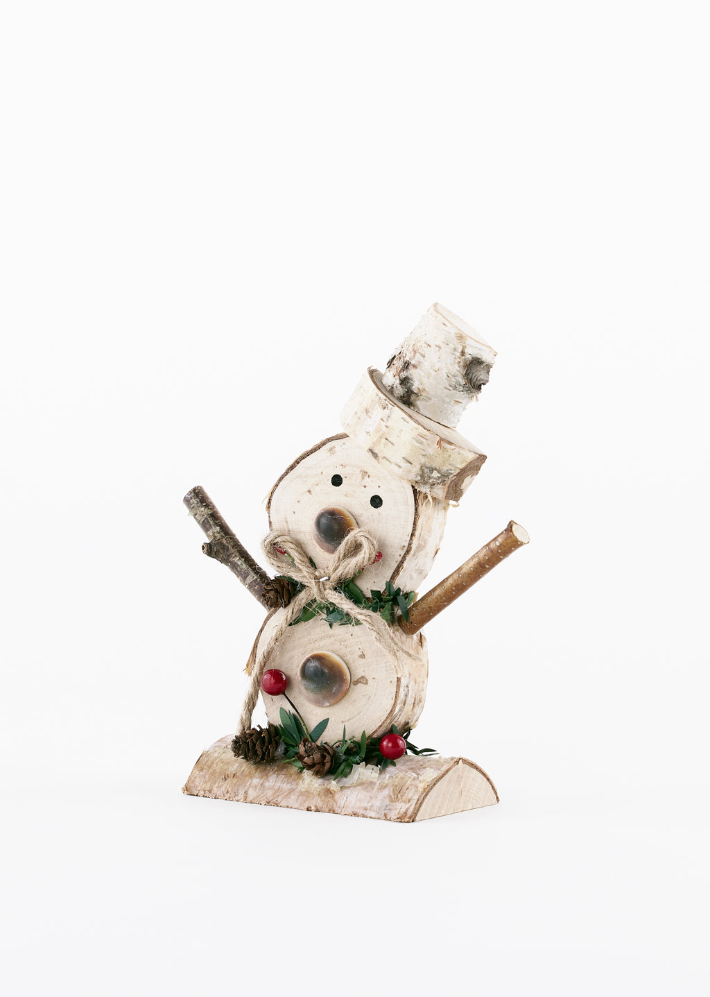 Small Wooden Snowman