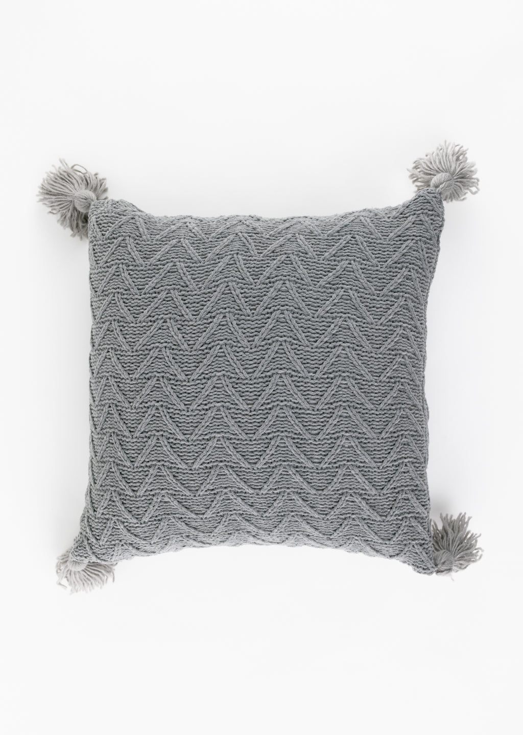 Encasa Homes Dyed Cotton Canvas Cushion Cover (Choose with or without  fillers) - 40x40 cm, Charcoal Grey