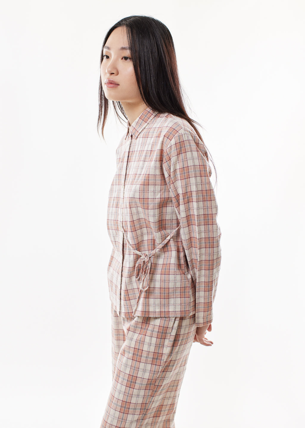 Chemise de pyjama à carreaux