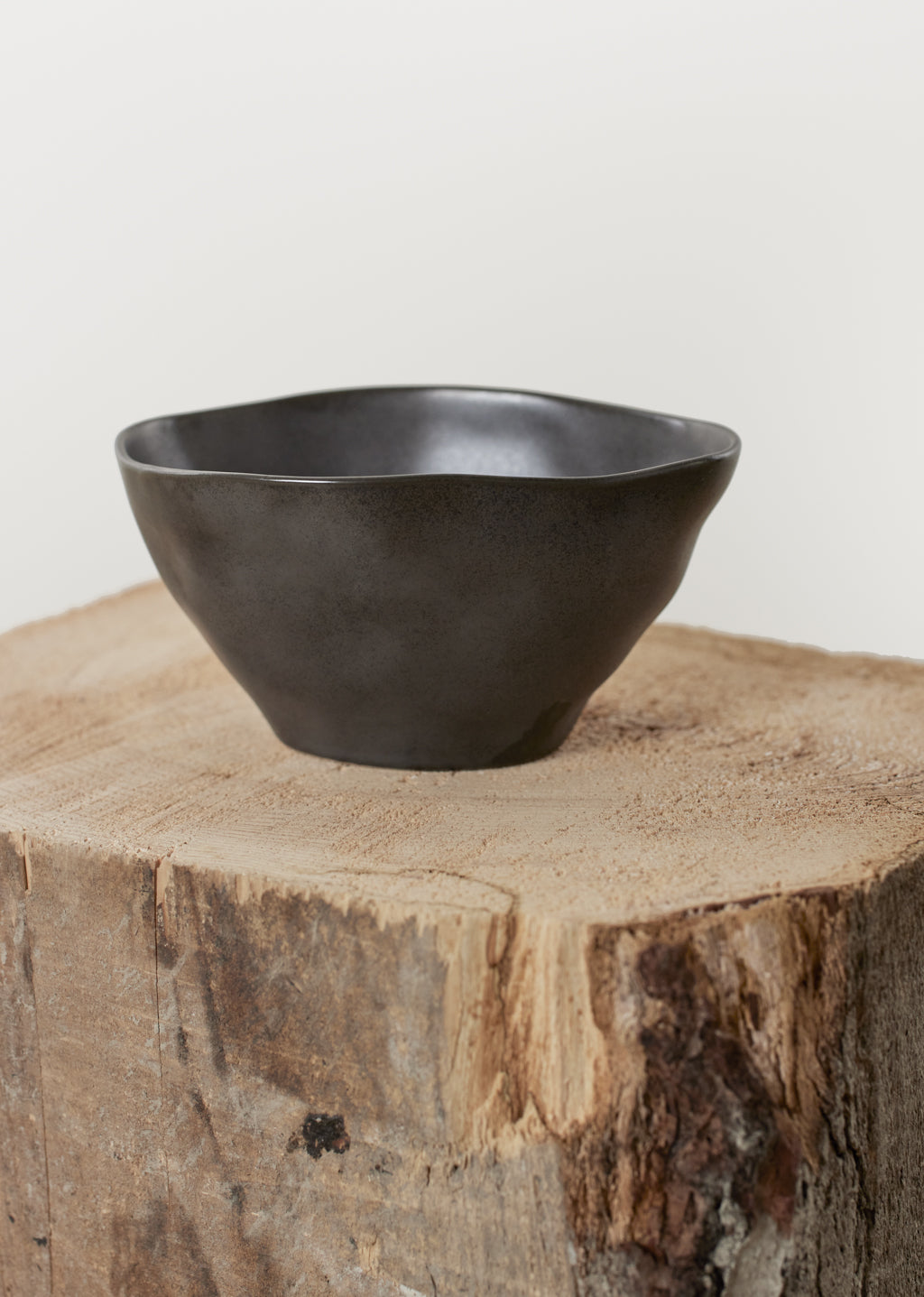 Medium Black Ceramic Bowl