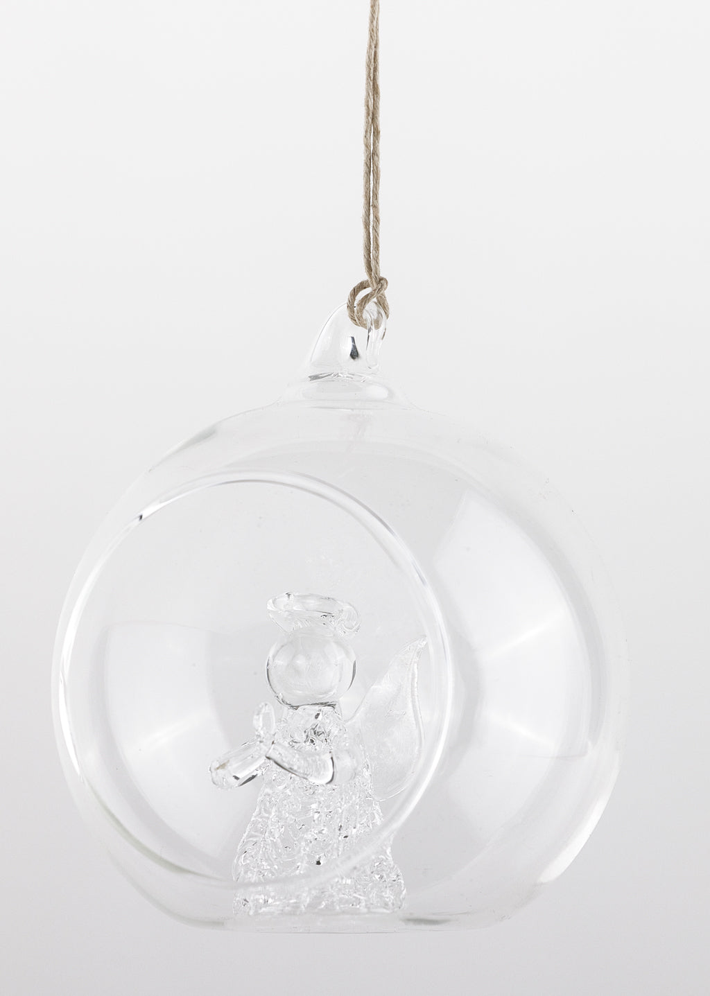 Glass Angel Christmas Ornement