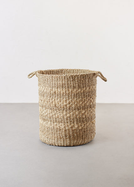Large Seagrass & Palm Leaf Basket – Livom