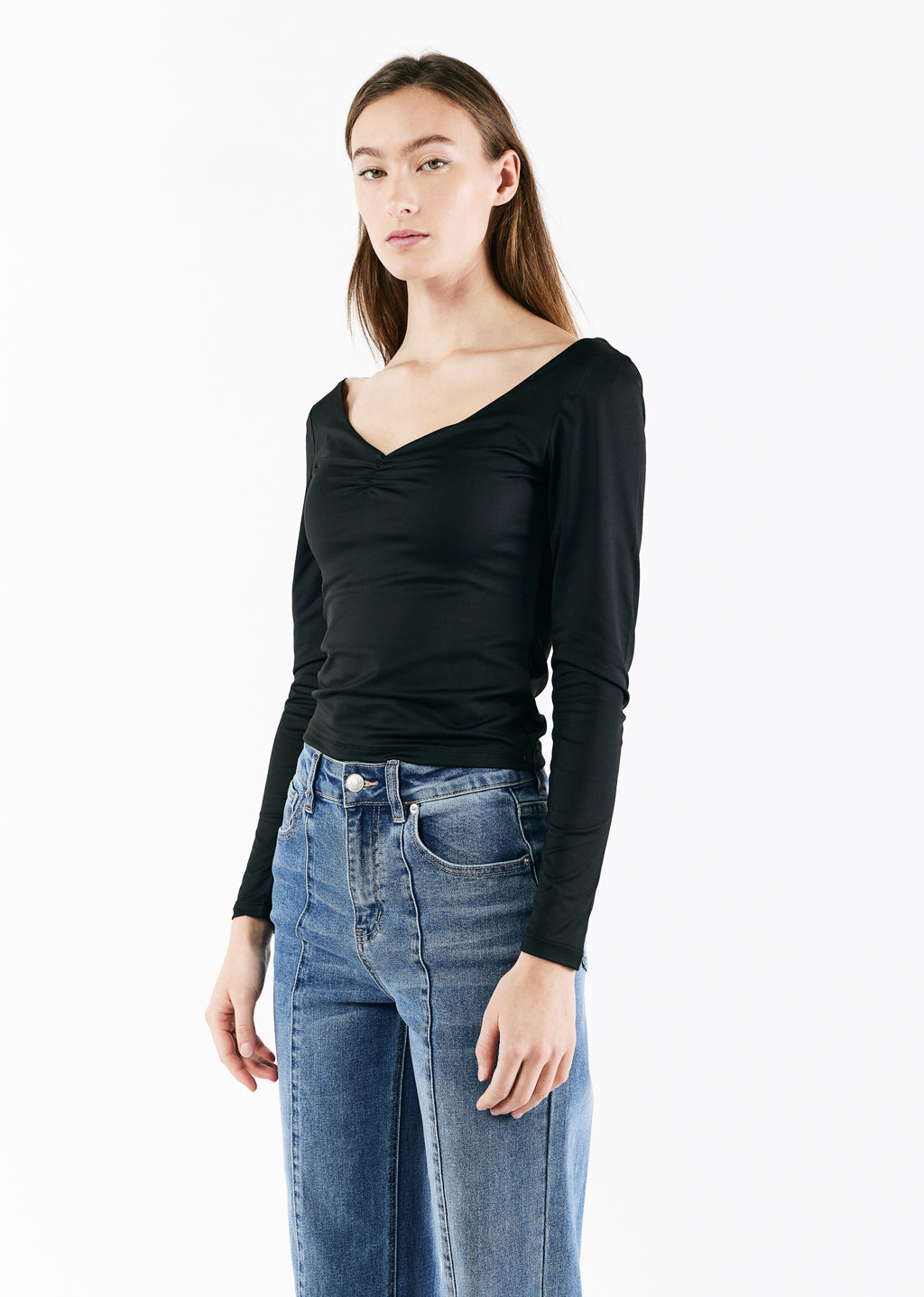 90 S Style V-Neck Top