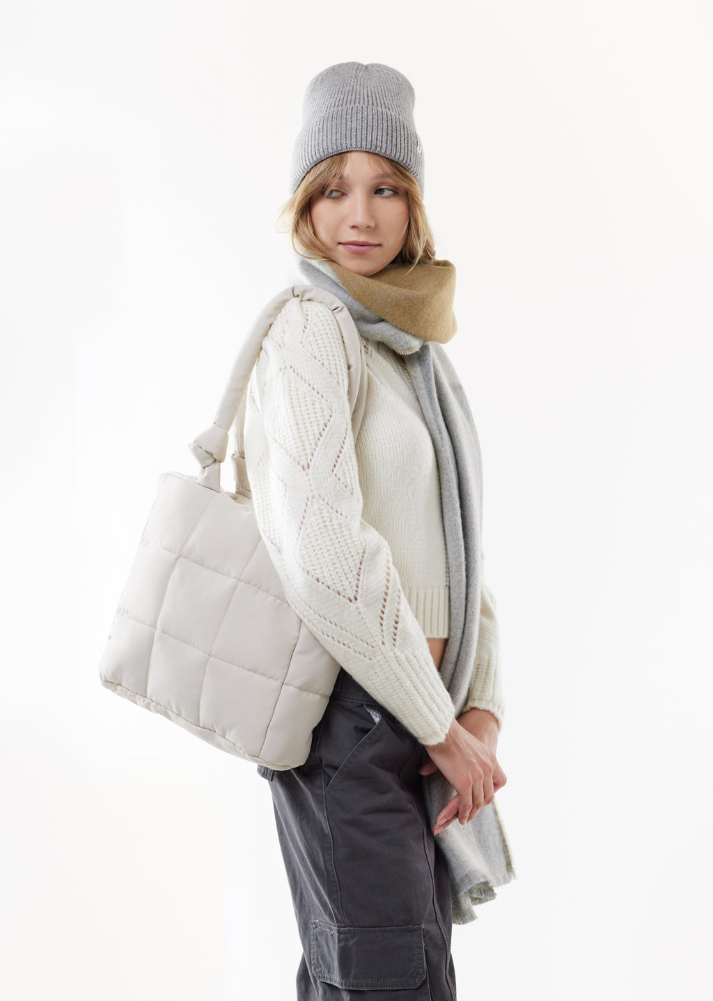 Square Quilted Handbag
