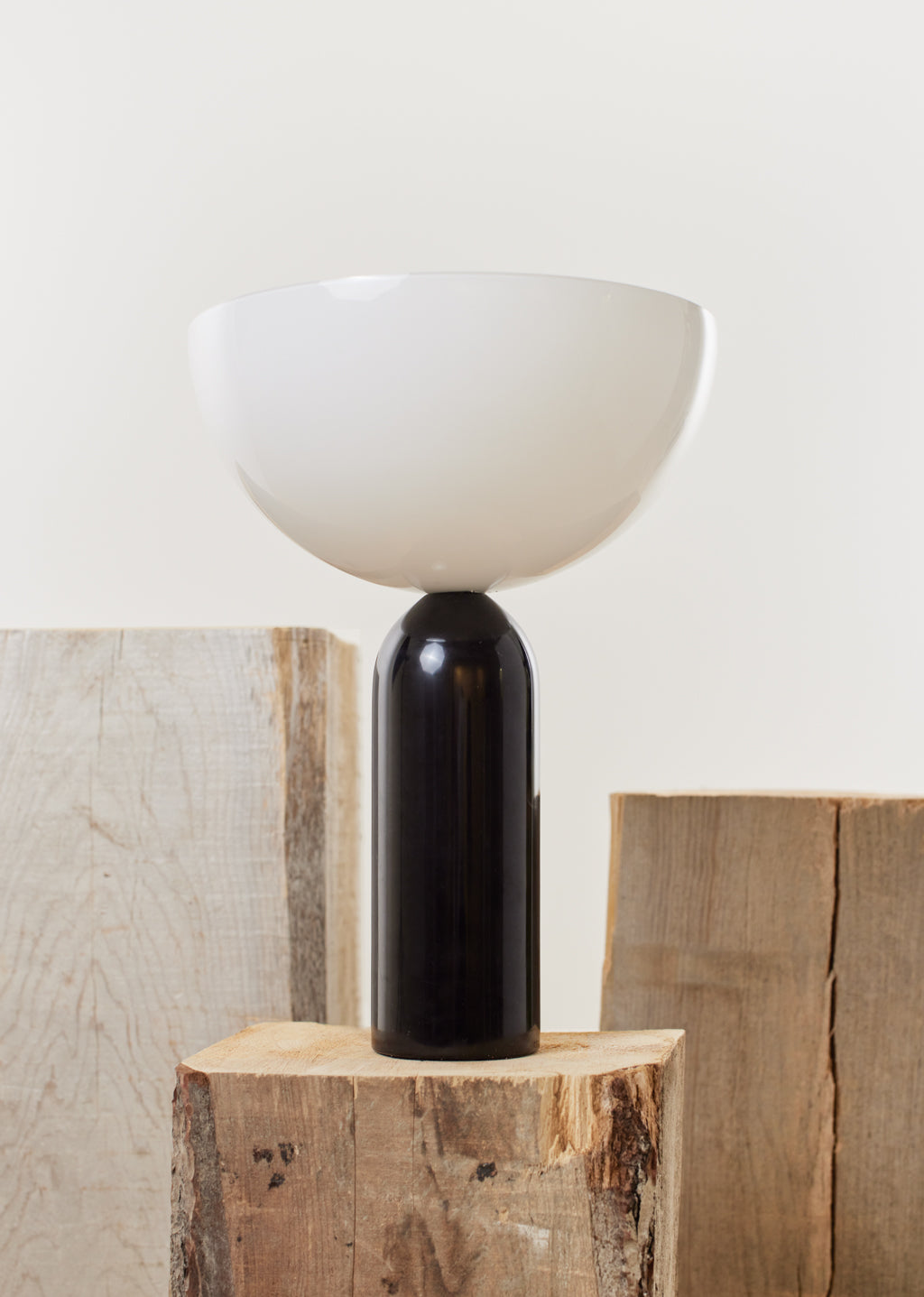 Table lamp marble & glass